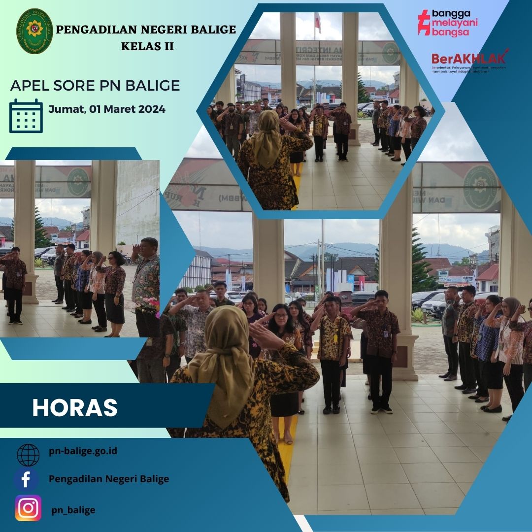APEL SORE PENGADILAN NEGERI BALIGE